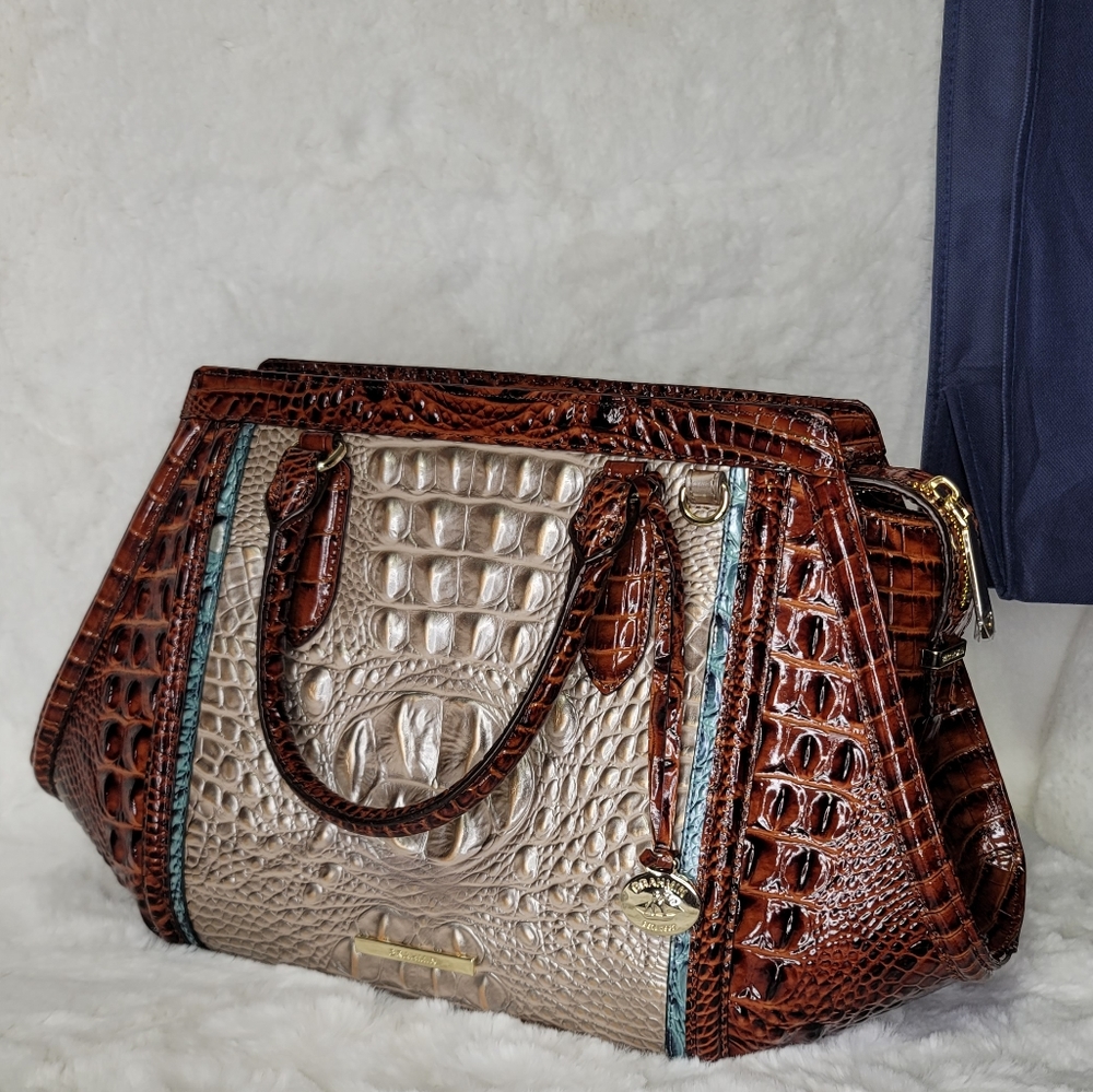 ☆ Brahmin Designer 3in1 Satchel Shoulder Purse NWT - Picture 9 of 15